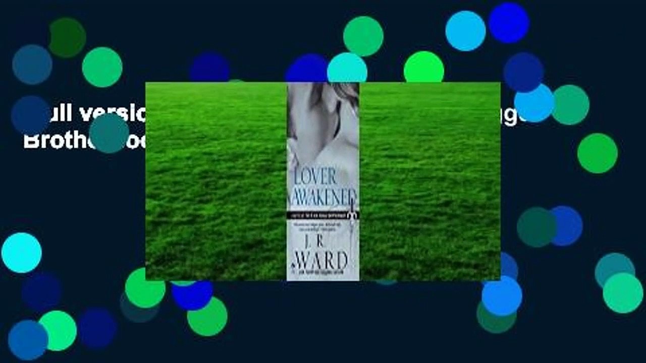 Full version  Lover Awakened (Black Dagger Brotherhood, #3)  Review