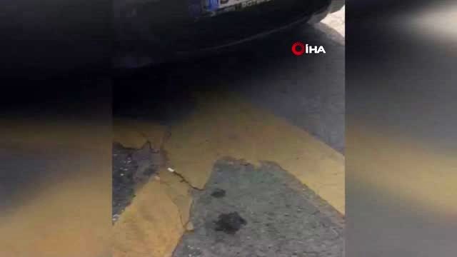 Kartal'daki Anadolu Adalet Sarayı önünde silahlı çatışma anları kamerada