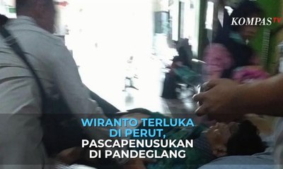 Wiranto terluka di perut, pascapenusukan di Pandeglang