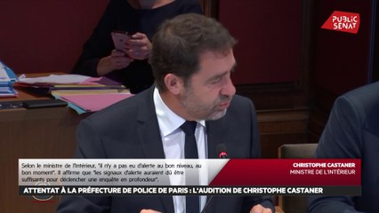 Christophe Castaner : " Rien n’indique qu’il y ait une organisation collective autour de l’assaillant "