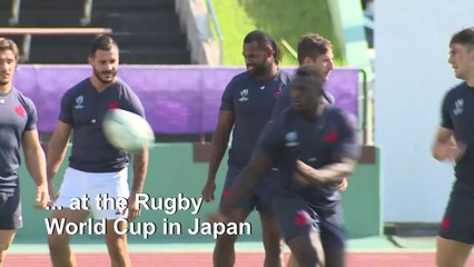 France train ahead of England World Cup clash in Japan
