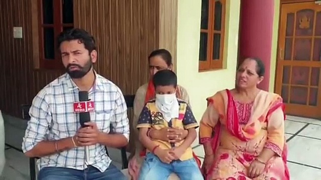 Mother of Anirudh Sharma thanks Jammu Kashmir Police for the safe return of her son.