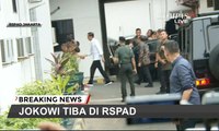 Jenguk Wiranto, Presiden Jokowi Tiba di RSPAD