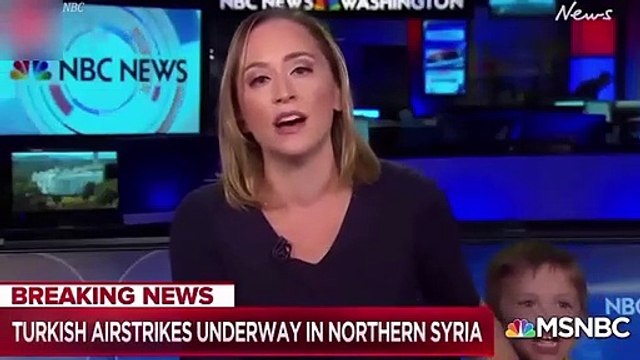 Barış Pınarı Harekatı'nın haberini sunan Amerikalı spikerin zor anları!