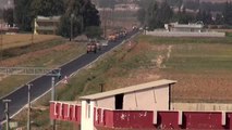 Barış Pınarı Harekatı - Akçakale ilçesinin Suriye sınırında askeri hareketlilik sürüyor