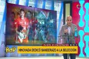 Perú vs Uruguay: el emotivo ‘banderazo’ a la selección con Paolo Guerrero