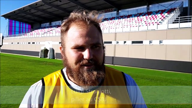 Dernier entraînement au CSBJ rugby avant le match à Hyères (Fédérale 1)
