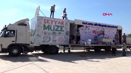 Kilis suriye'deki öğrencilere 'seyyar müze' etkinliği