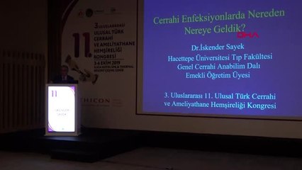 İzmir'deki kongrede, cerrahi alan enfeksiyonlarından korunma yolları konuşuldu