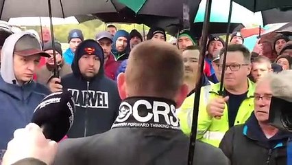 This is the moment Wrightbus employees heard that the deal to save their jobs was off