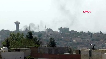 Mardin barış pınarı harekatı kapsamında nusaybin'in karşısındaki kamışlı'da terörist hedefler...