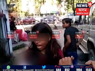 গুৱাহাটীৰ ৰাজপথত ট্ৰেফিক আইন ভংগ কৰা যুৱতীৰ ‘গুণ্ডামি’