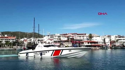 Muğla kaçak göçmenler, lastik botları batmak üzereyken kurtarıldı