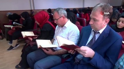 Öğrencilerden askerler için Fetih Suresi