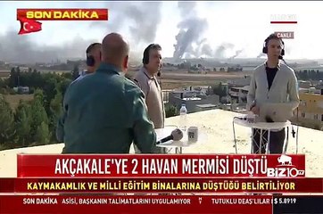 Canlı yayında keskin nişancı ateşi