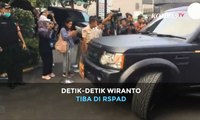 Detik-Detik Wiranto Tiba di RSPAD, Mendagri Tjahjo Kumolo Ikut Temani