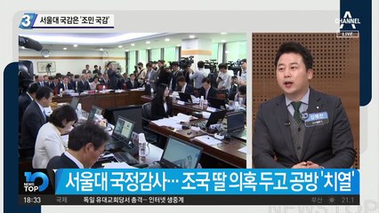 서울대 국감은 ‘조민 국감’