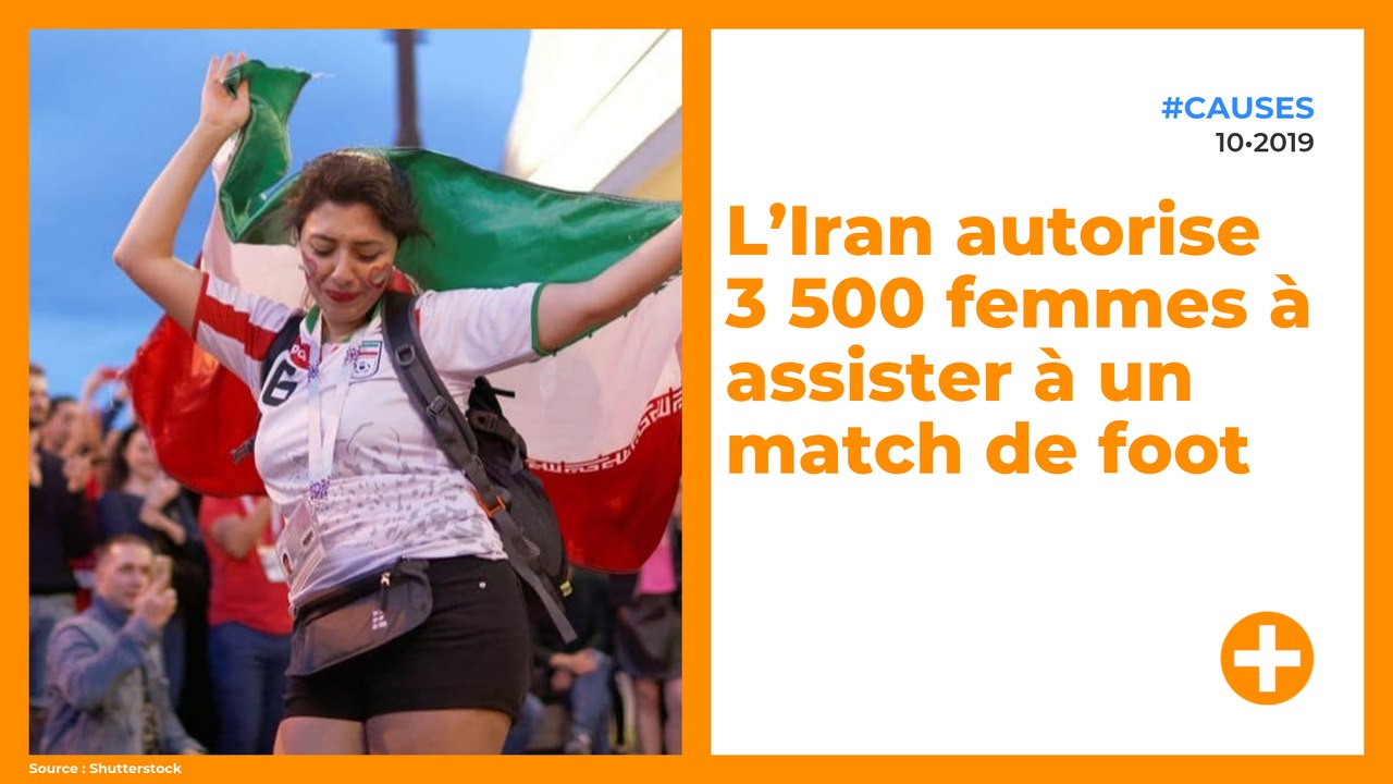L’Iran autorise 3 500 femmes à assister à un match de foot