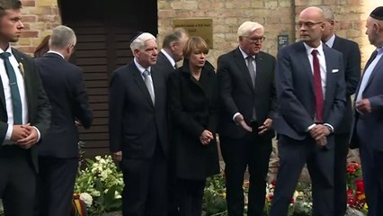 Steinmeier besucht Tatort in Halle