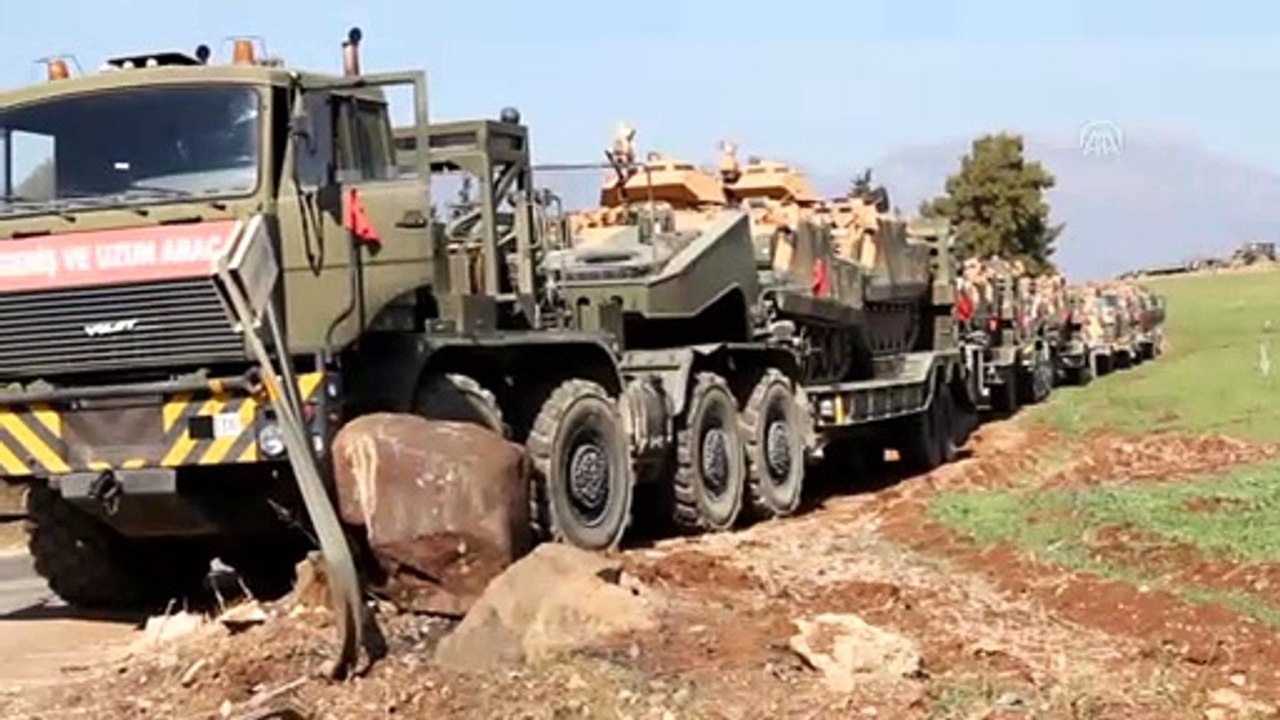 Suriye sınırına tank ve zırhlı araç sevkiyatı (3) - HATAY