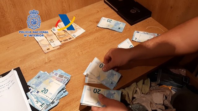 Operación contra el blanqueo de dinero procedente de la droga