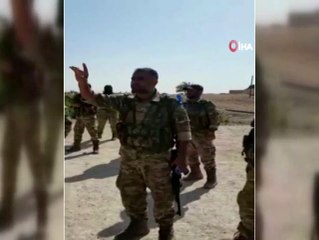Suriye Milli Ordusu'ndan Tel Abyad sakinlerine: "Sizi korumaya geldik"