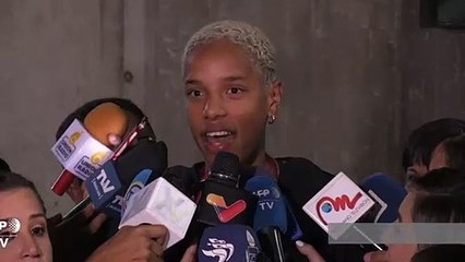 Yulimar Rojas aspira que su medalla de oro sirva para unir a los venezolanos
