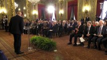 Roma - Mattarella alla cerimonia di premiazione dei vincitori Eni Award 2019 (10.10.19)