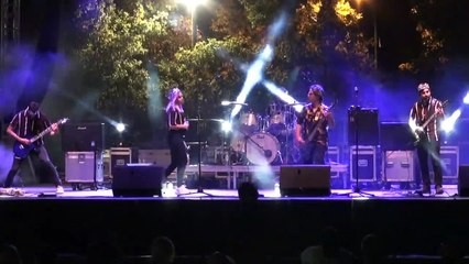 Actuación de 'Buenos Dias Su Majestad' en las Fiestas de San Nicasio 2019