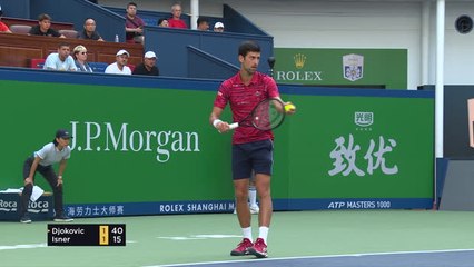 Download Video: Djokovic outclasses Isner in Shanghai