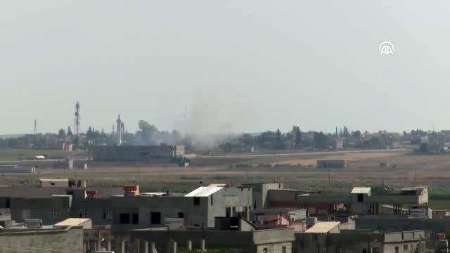 Barış Pınarı Harekatı'nda terör hedeflerinin vurulma anı (2)