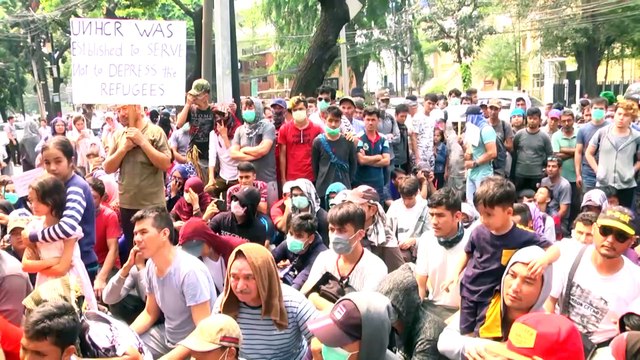 Endonezya'da sığınmacı protestosu - CAKARTA