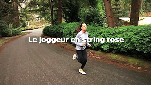 Un joggeur en petite tenue légère affole les promeneuses