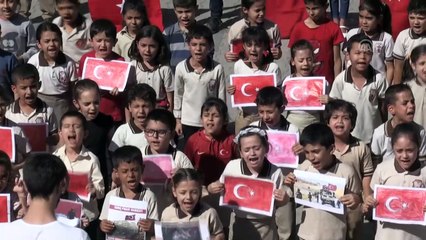 Öğrencilerden Mehmetçik'e destek - KİLİS