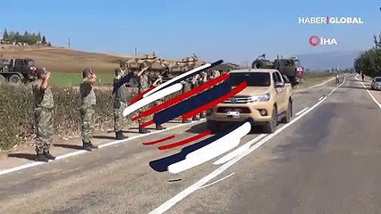 Komandolar silah arkadaşlarını sınır birliklerine uğurladı