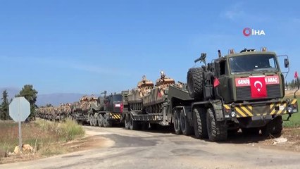 Komandolar silah arkadaşlarını sınır birliklerine uğurladı