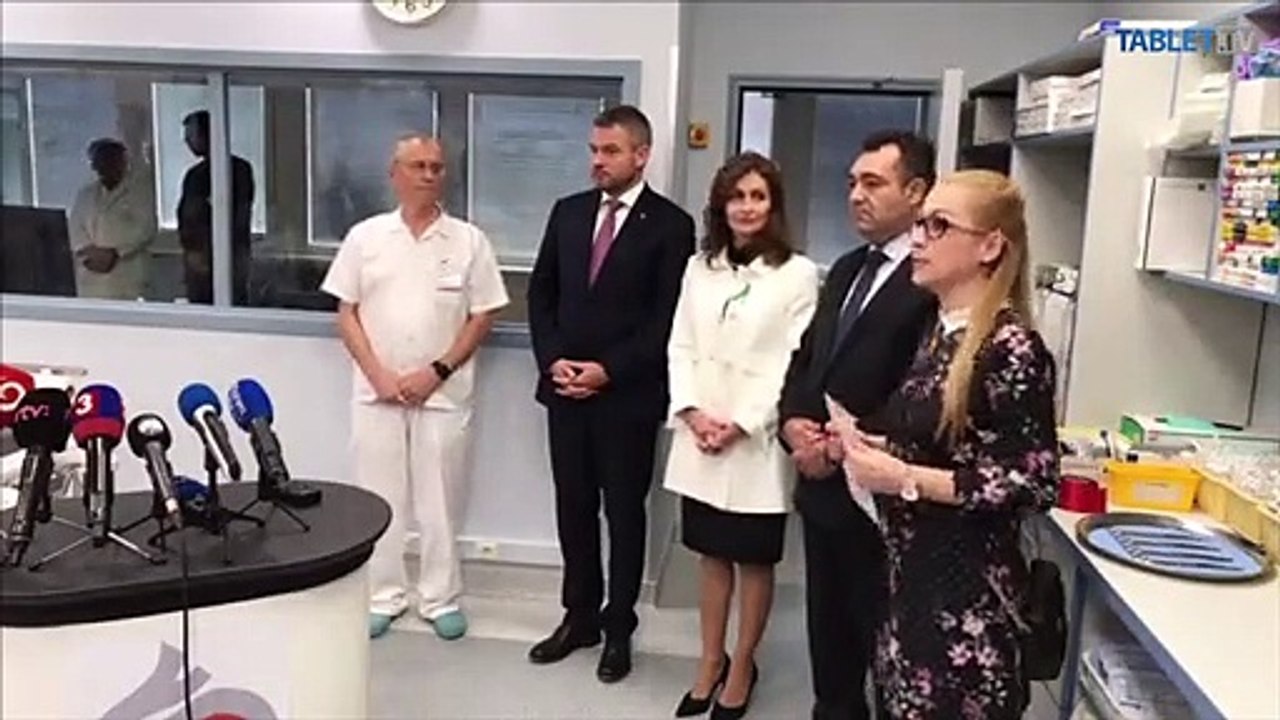ZÁZNAM: Ministerka zdravotníctva SR Andrea Kalavská a predseda vlády SR Peter Pellegrini v NÚSCH