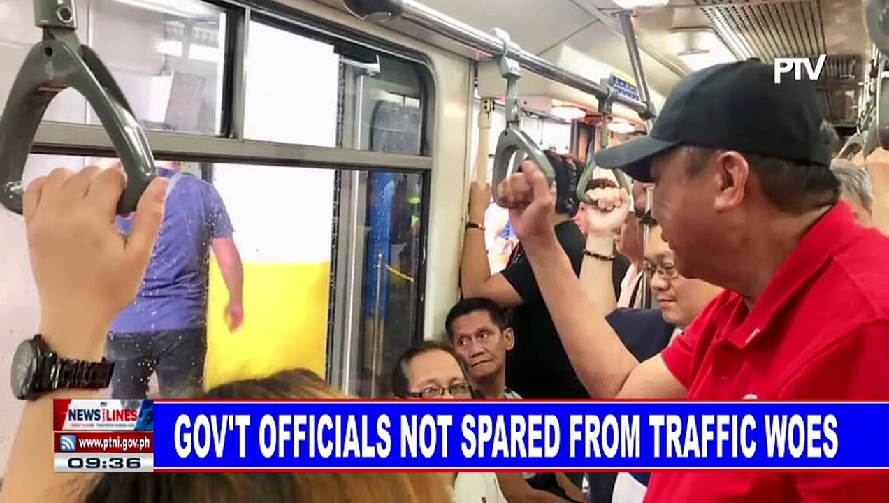 Gov't officials not spared from traffic woes