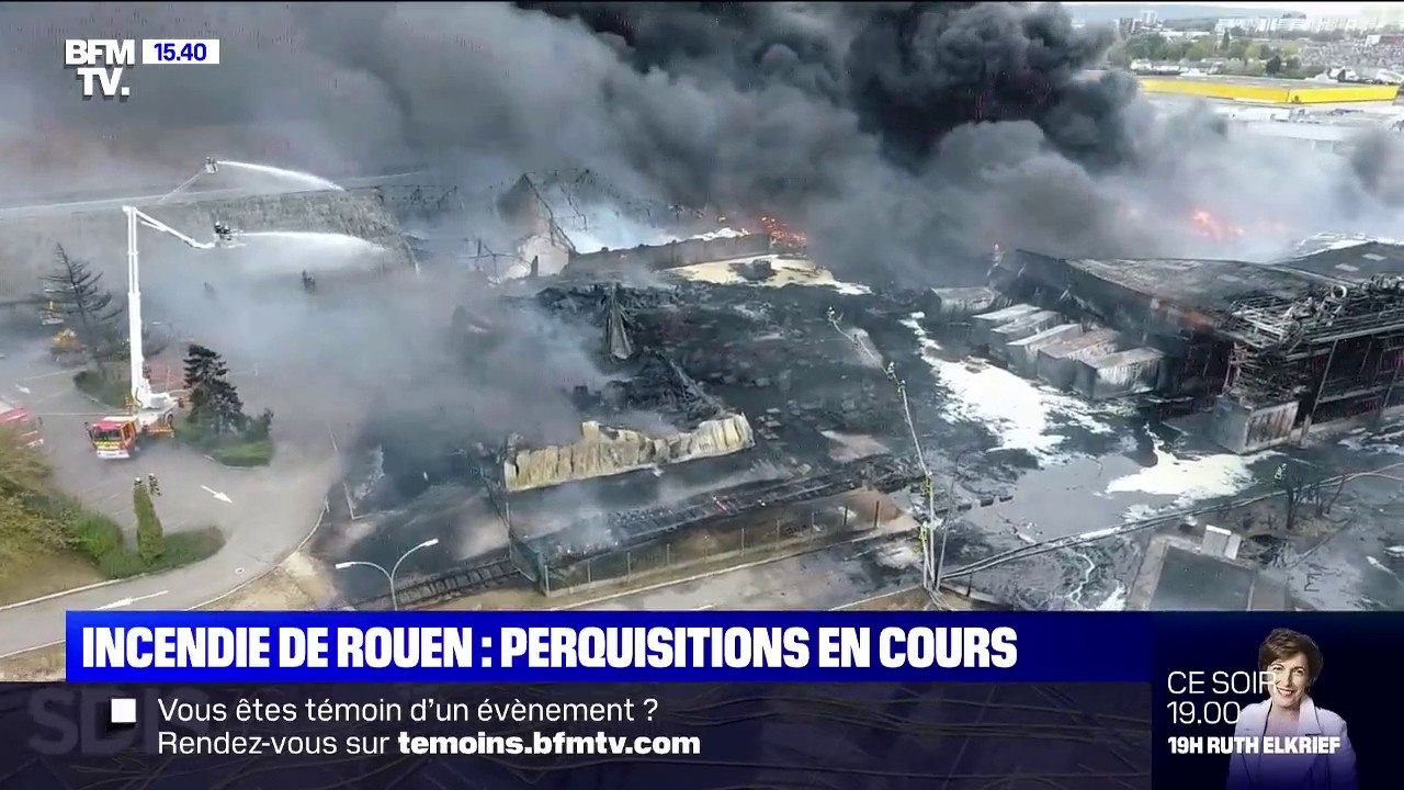 Incendie de l'usine Lubrizol à Rouen : des perquisitions sont en cours