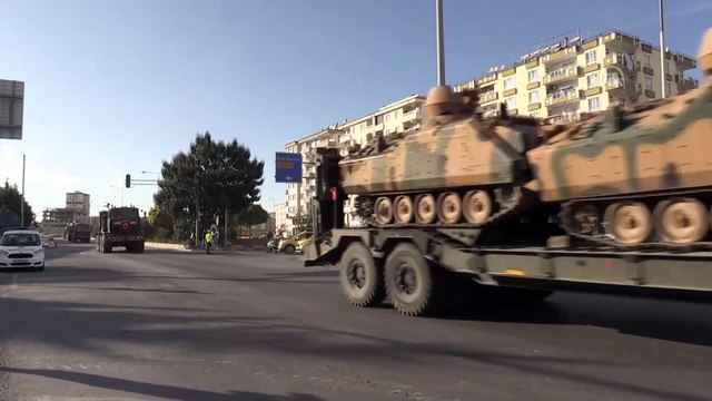 Barış Pınarı Harekatı - ZMA yüklü tırlar - KİLİS