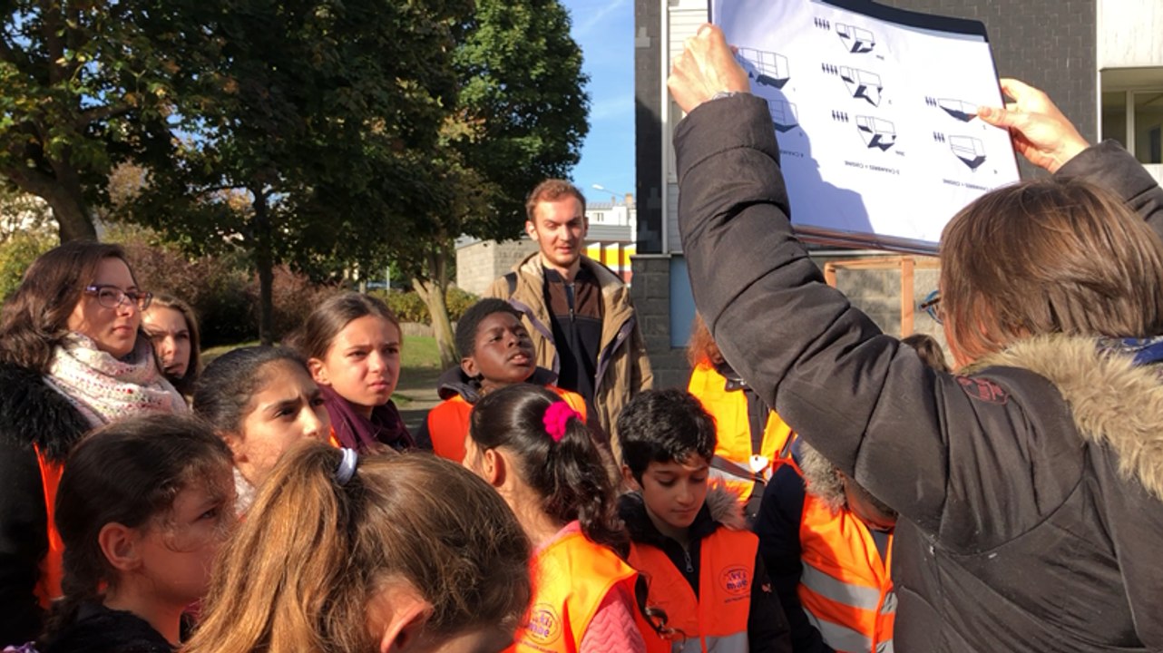 Les écoliers de Balzac initiés à l’architecte des ensembles HLM