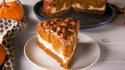 Pumpkin Cream Cheese Coffee Cake Is Your Fall Wake Up Call