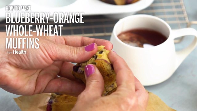 How to Make Blueberry-Orange Whole-Wheat Muffins