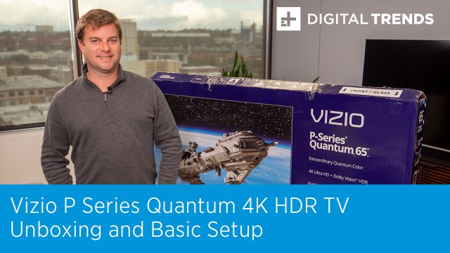 Vizio P Series Quantum 4K HDR TV Unboxing and Basic Setup