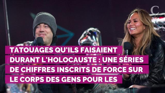 Chrissy Teigen : les fans choqués par son nouveau tatouage qui rappelle la Shoah