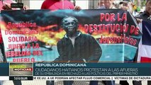 Haitianos en R. Dominicana protestan contra políticas de Jovenel Moise