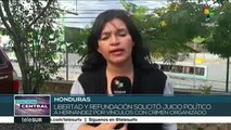 Honduras: Partido Libre pide juicio político para el presidente JOH