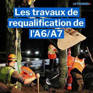 Requalification A6-A7 : visite de chantier