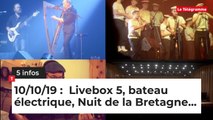 Livebox 5, bateau électrique, Nuit de la Bretagne... Cinq infos bretonnes du 10 octobre