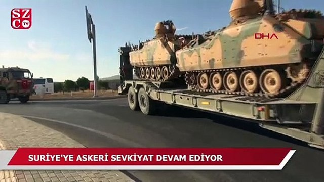 Sınıra askeri sevkiyat devam ediyor
